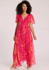 BUTTON MIDI  PRINTED  - Maxikleid - multi