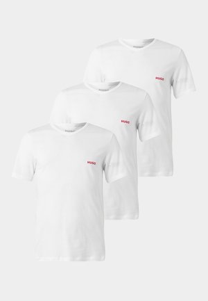 HUGO, TRIPLET 3 PACK - Spodné tričko - white
