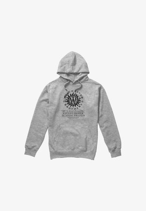 Cotton Soul, SUPERNATURAL/WINCHESTER ANTI POSSESSION - Kapuzenpullover - mottled light grey