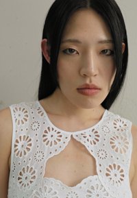 DESIGNERS REMIX SANDRINE BRODERIE DRESS - Cocktail φόρεμα / Φόρεμα για πάρτι - white