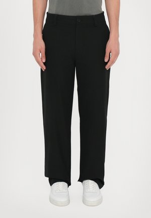 STRAIGHT LEG - Pantalones - anthracite black