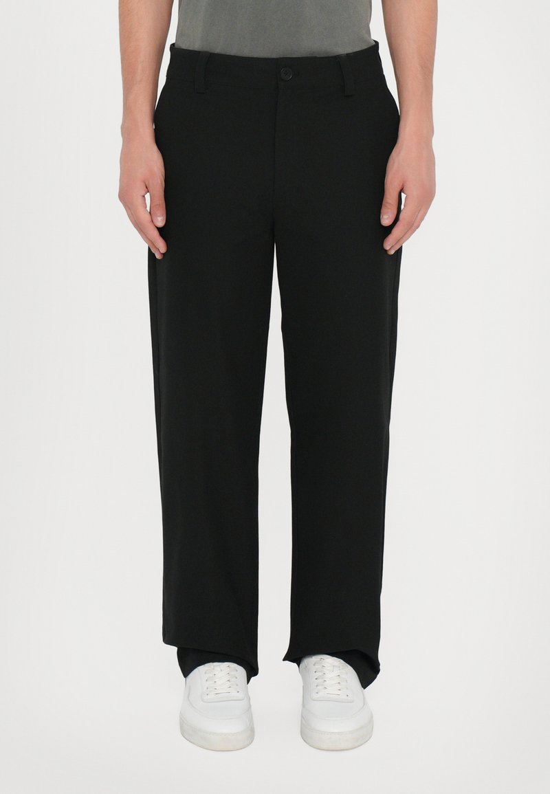 Han Kjøbenhavn - STRAIGHT LEG - Pantalon classique - anthracite black, Agrandir