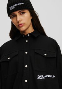 Karl Lagerfeld Jeans OVERSHIRT - Gombos blúz - black