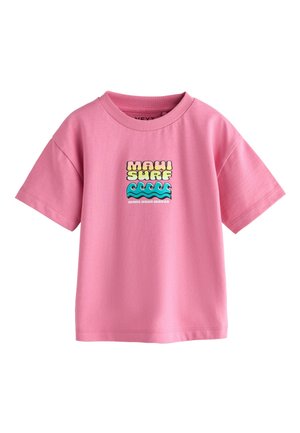 Next, REGULAR FIT - SHORT SLEEVE BACK PRINT T-SHIRT  . - T-shirt imprimé - pink surfboard