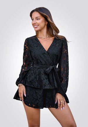 Cupshe LEG ROMPER - Overal - black