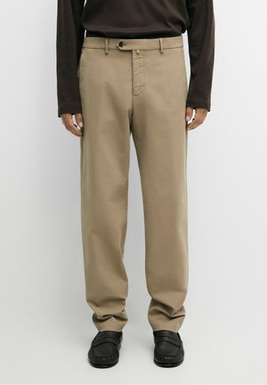 Massimo Dutti, SLIM FIT PANTS - Chino - beige