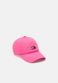 Tommy Jeans - ELONGATED FLAG UNISEX - Caps - pink alert Miniaturebillede 1