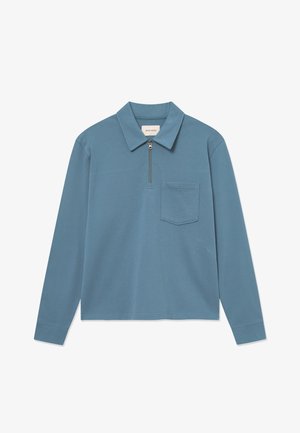 WOOD WOOD, WWHALF ZIPPER 25211 - Πόλο - bluefin