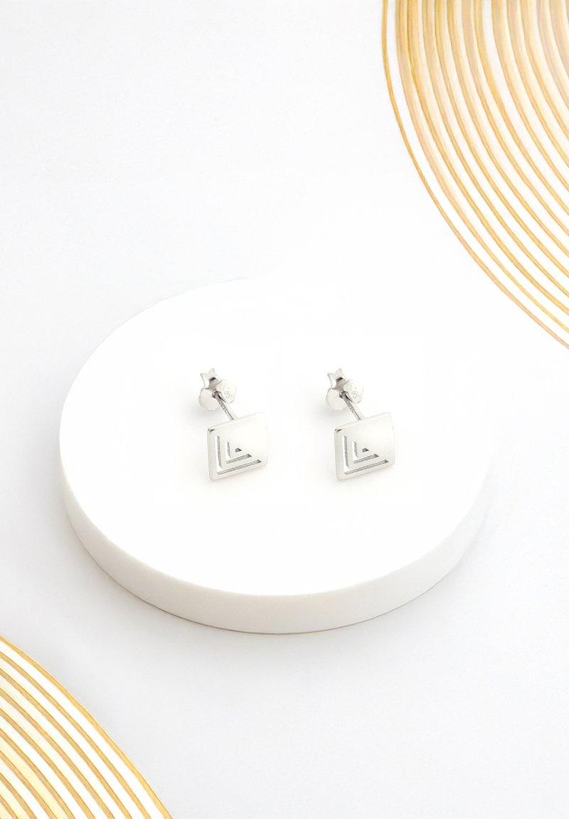 Sofia Milani SQUARE - Örhänge - silver coloured