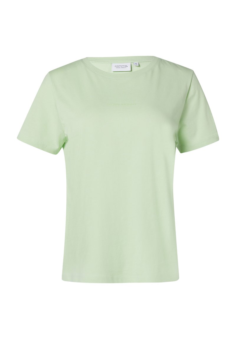 comma casual identity T-shirt basic groen