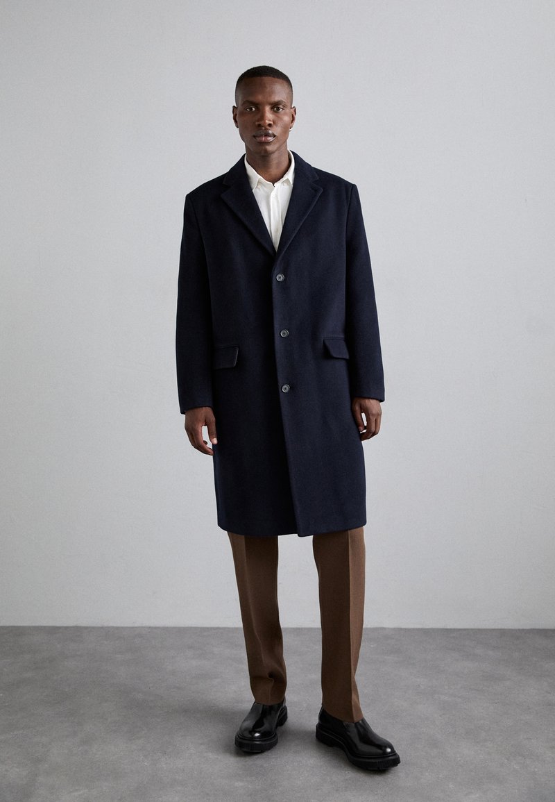 Filippa K RELAXED COAT - Klasický kabát - navy