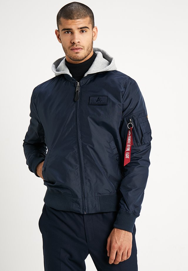 HOOD - Bomberjacke - rep blue