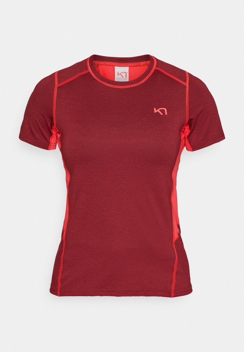Kari Traa Sport T-shirt donkerrood