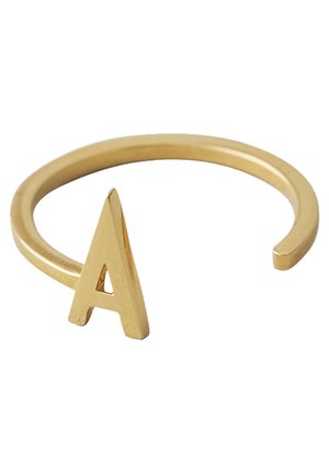 Design Letters INITIAL RING GOLD (A-Z) - Ring - gold-coloured