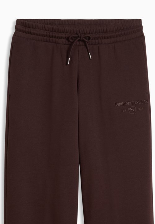 PUMA CLASS COMFORT STRAIGHT LEG PANTS FL - Tracksuit bottoms - chocolate fondue — photo 3