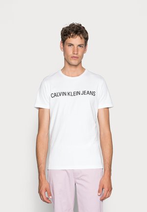 CORE INSTITUTIONAL LOGO TEE - Print T-shirt - bright white