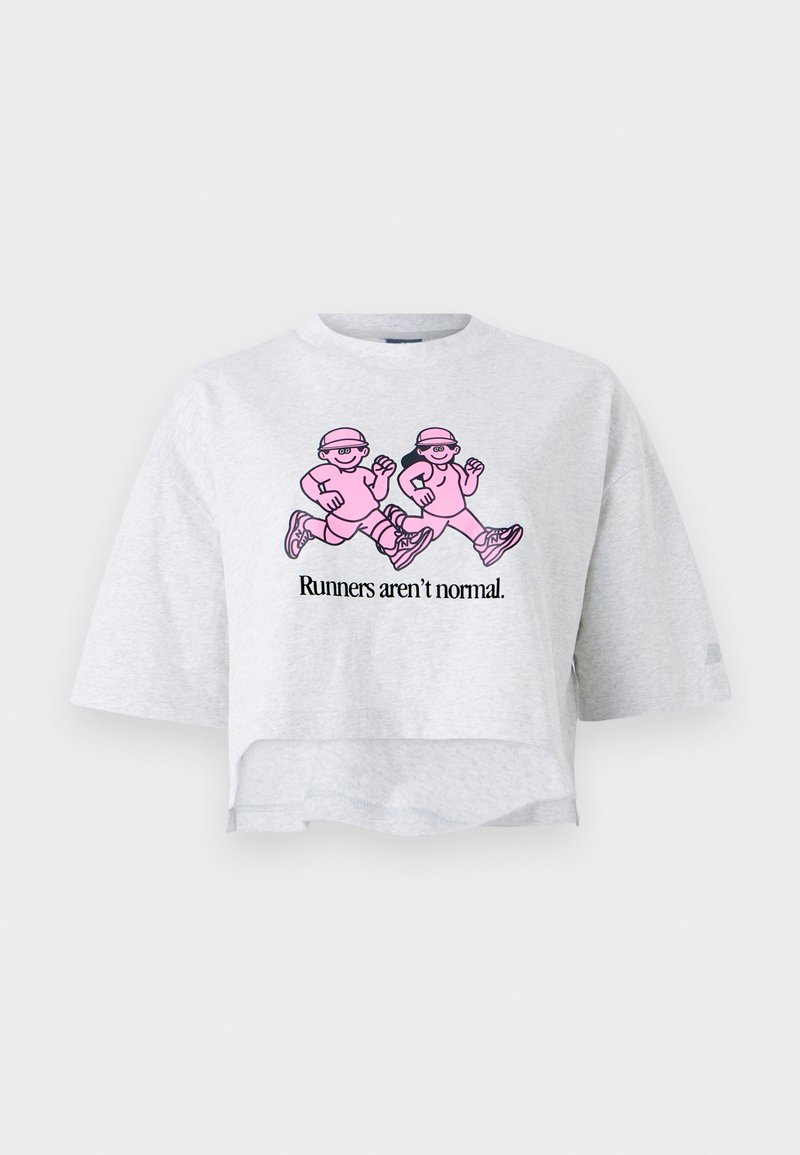 New Balance T-shirt print grijs