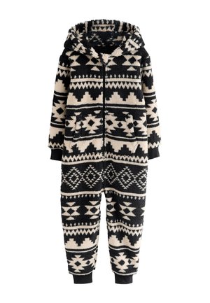 Next REGULAR FIT - Pyjamas - black ecru aztec