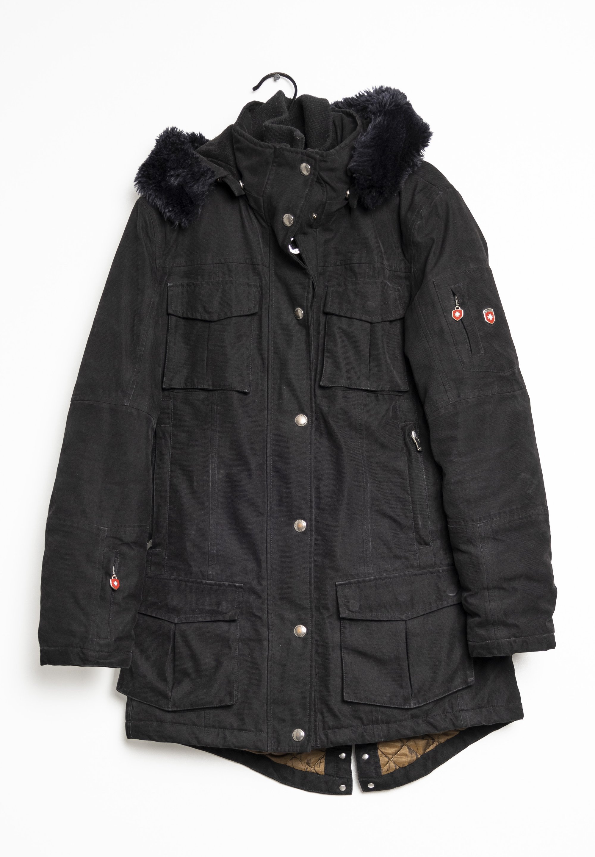 Jacket Wellensteyn Schneezauber Schwarzes Logo Jacke Damen