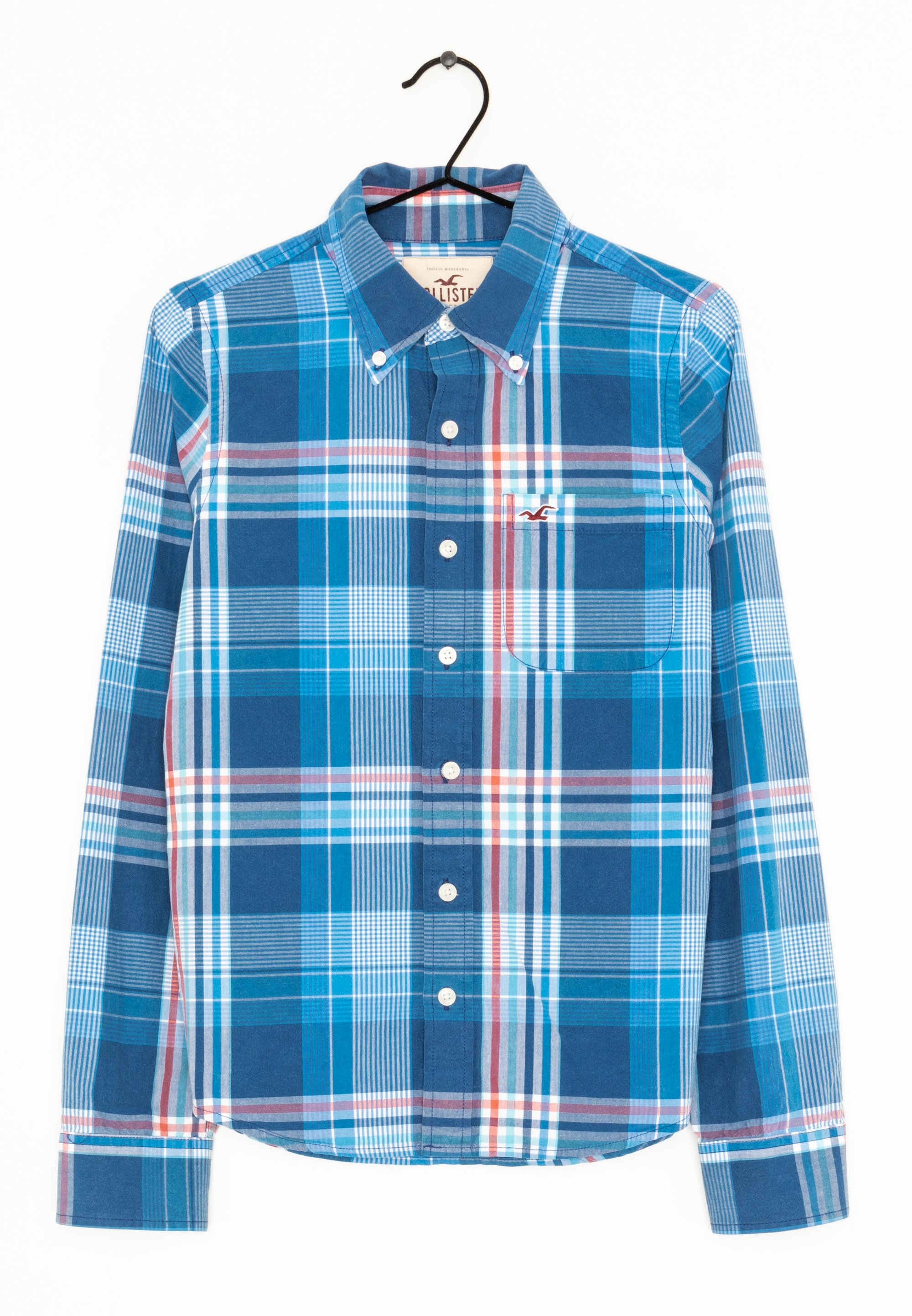 Hollister Co. Shirt - blue - (Pre-owned) - Zalando.ie