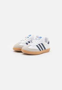 adidas Originals SAMBA UNISEX - Tenisice - footwear white/collegiate navy