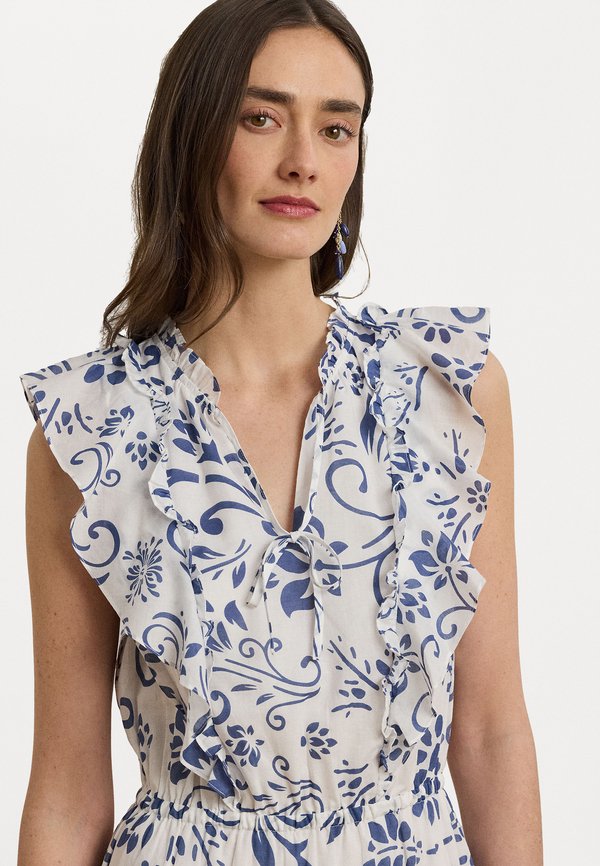 Floral Cotton Voile Tiered Maxidress - Maxi dress4