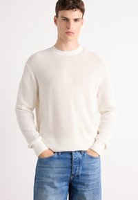 Calvin Klein Jeans CREW - Jersey de punto - tofu