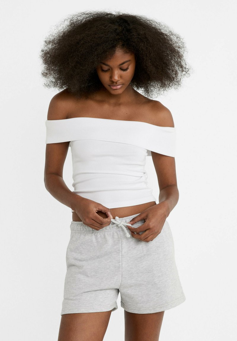 Stradivarius WITH DRAWSTRINGS - Træningsbukser - grey