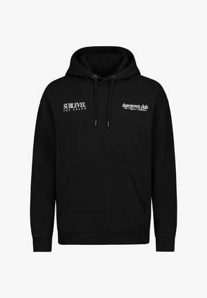 Sublevel, MIT LOGOPRINT UND KÄNGURUTASCHE - Hoodie - schwarz