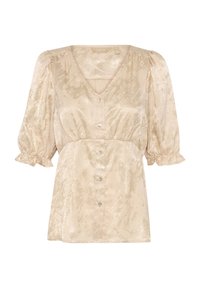 Bluse - beige gold art