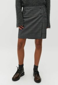 mbyM A-lijn rok - grey check