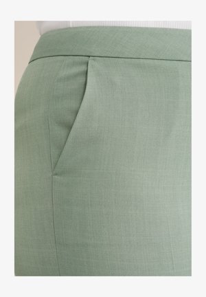 WE Fashion, CURVE - Nohavice - pastel green