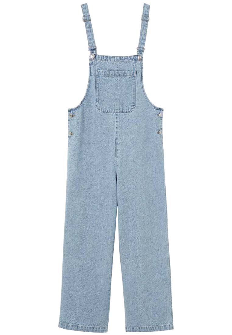 Mango Tuinbroek blauw