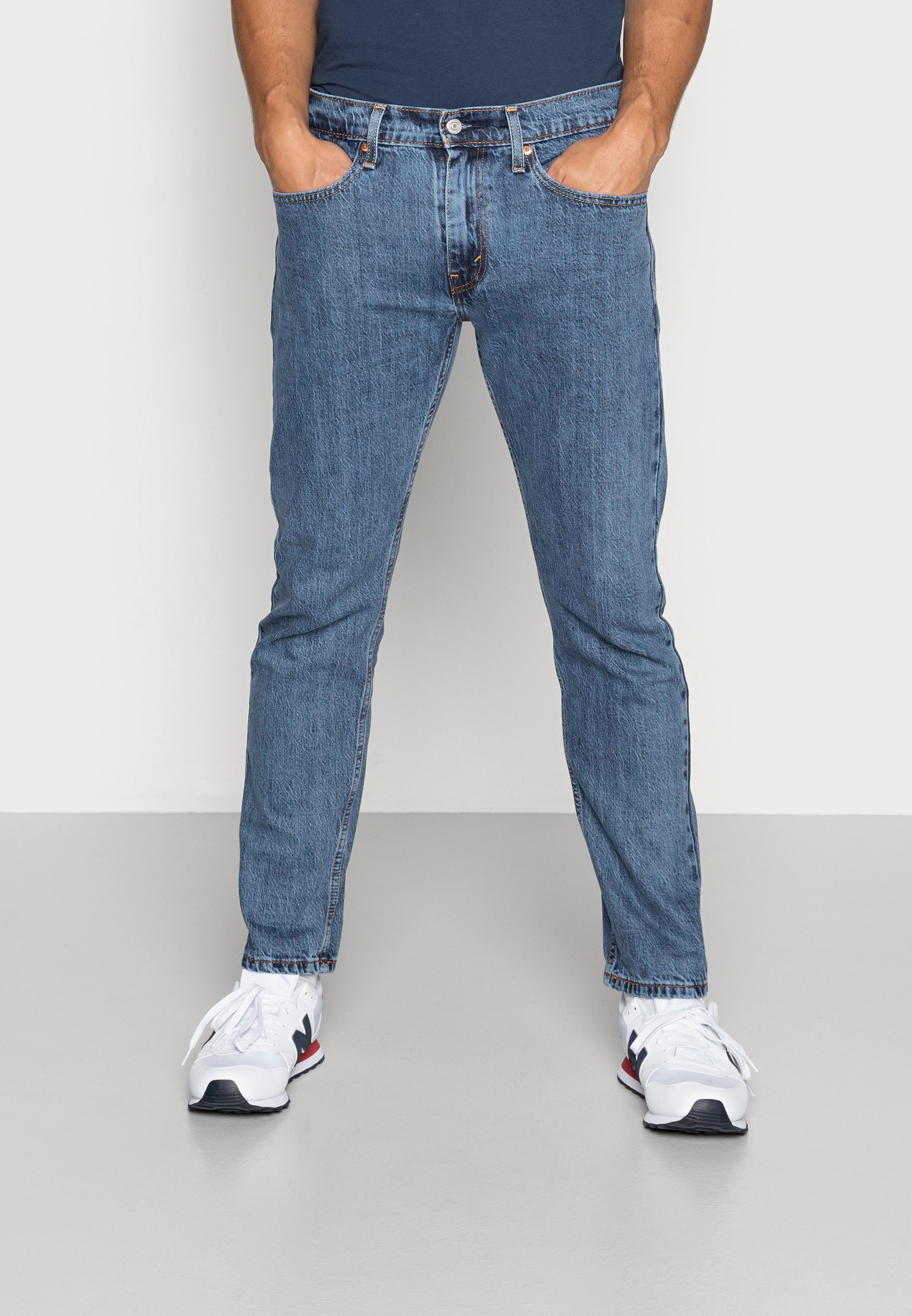 Levi's® 502™ TAPER HI-BALL - Straight leg jeans - blue comet base/blue  denim 