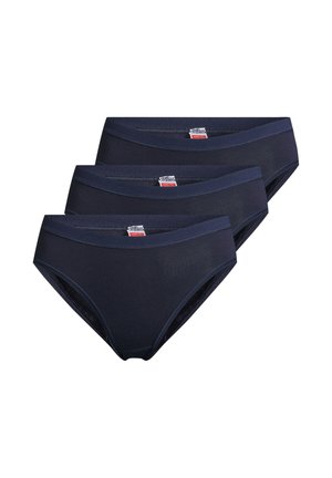 3ER PACK FEIN MIDI - Slip - marine