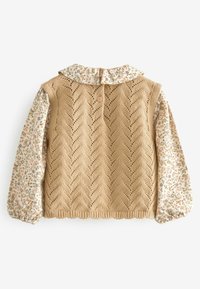 Next REGULAR FIT - Ilgarankovis viršutinės dalies drabužis - ecru marl