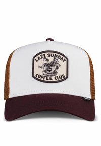 TRUCKER HFT COFFEE CLUB - Sapka - white brown