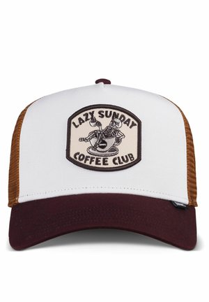 TRUCKER HFT COFFEE CLUB - Cap - white brown