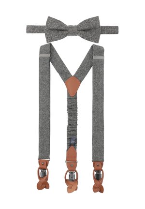 PRINCE BOWTIE HOSENTR�GER SET - Bow tie - grau