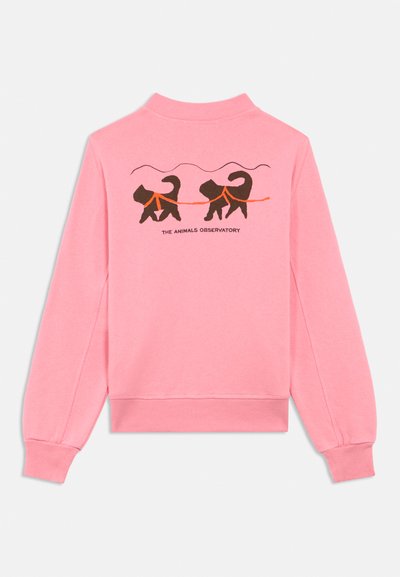 THE ANIMALS OBSERVATORY ZEBRA - Cipzáras pulóver - pink