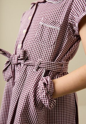 Next, GINGHAM BOW SCHOOL - Vestido camisero - lilac