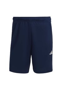 ESSENTIALS PIQUÉ 3-STRIPES - Calções desportivos - dark blue   white
