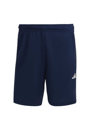 adidas Performance ESSENTIALS PIQUÉ 3-STRIPES - Sports shorts - dark blue   white