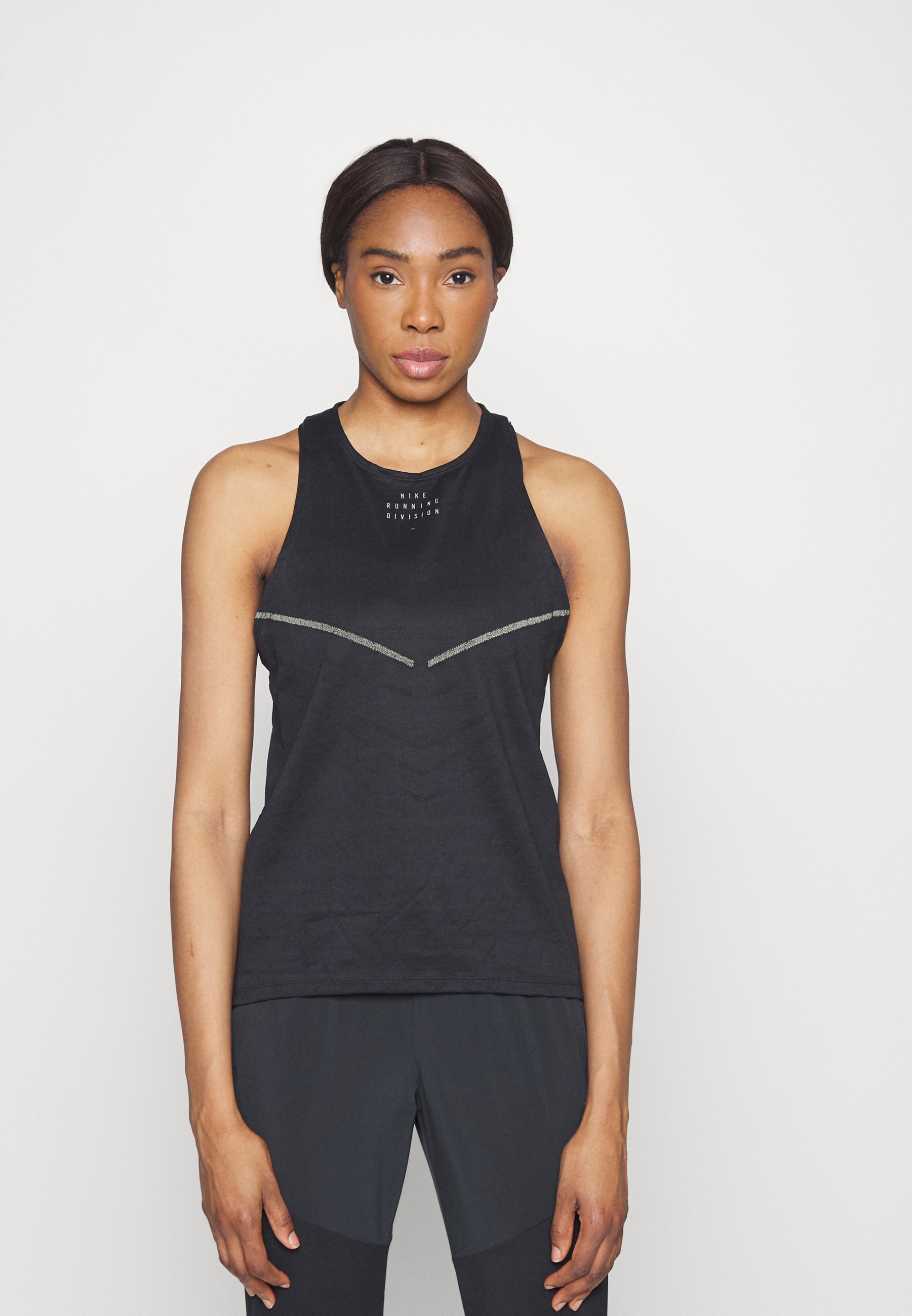 Nike Performance RUN TANK - Top - black 
