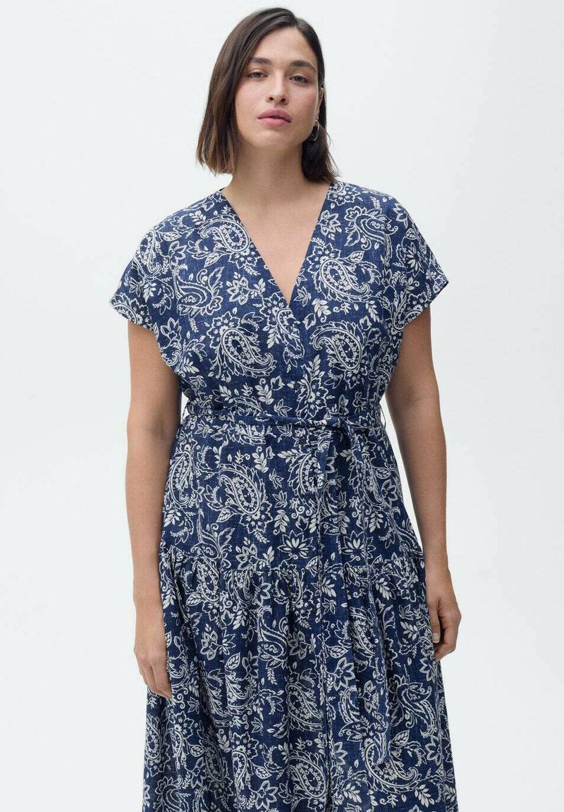 Mango Blusenkleid dark blue/dunkelblau