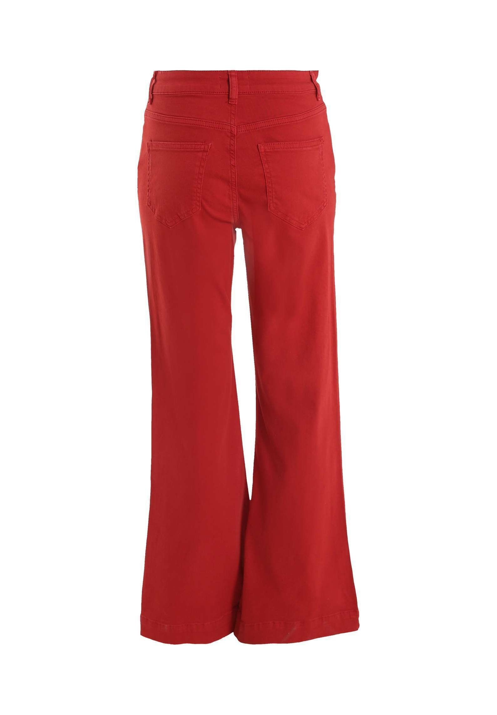 Cassis Flared Jeans - red/rood - Zalando.nl