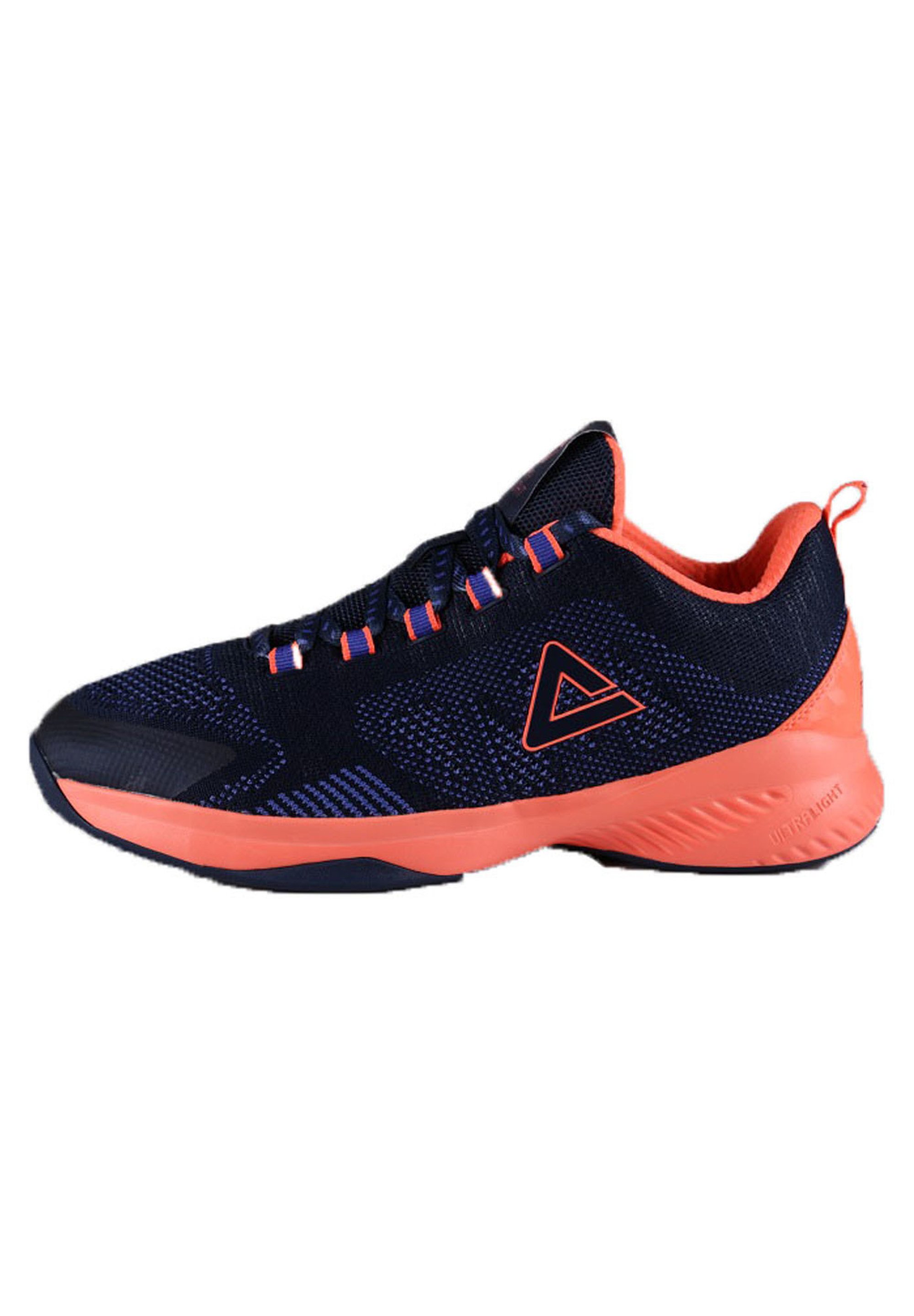 PEAK Basketball shoes - blau - orange 