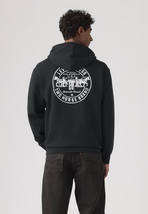 Levi's® RELAXED GRAPHIC  - Kapuutsiga pusa - jet black