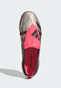 adidas Performance PREDATOR ELITE FT FG - Futbola apavi, cieta zeme - platinum metallic   aurora black   carbon