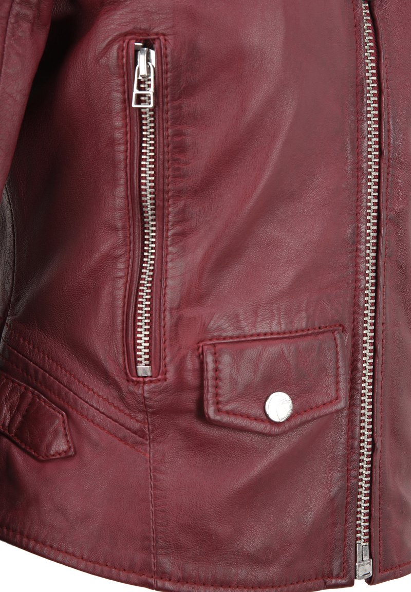 Damen Leichte Jacken | Goosecraft GC CATO Lederjacke red port/dunkelrot - GL28774 Damen Leichte Jacken | Goosecraft GC CATO Lederjacke red port/dunkelrot - GL28774